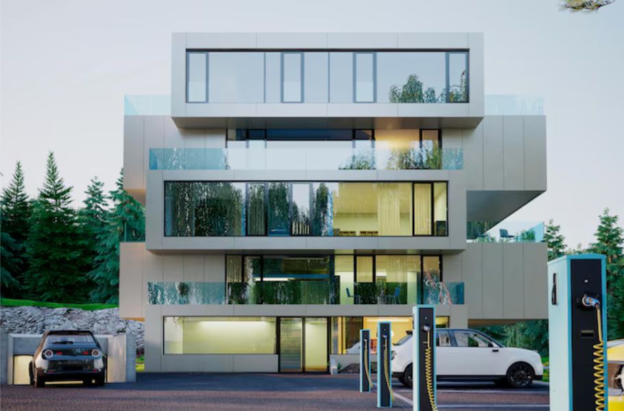 Three Floor House