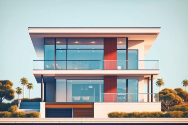 2 Story House Plans with Balcony