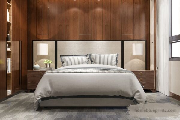 bed panel wall