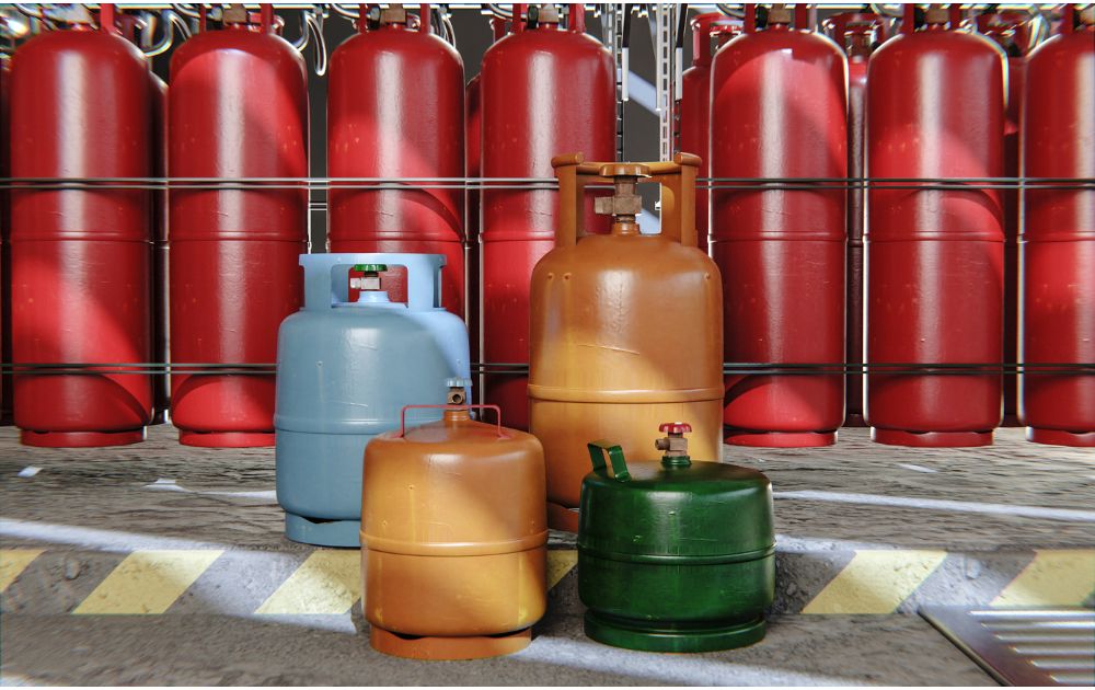 Horizontal Propane Tanks