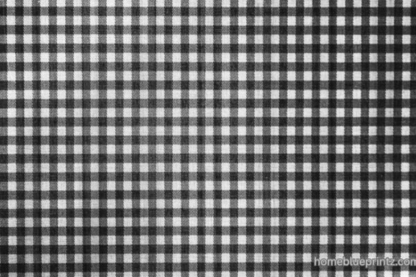 checkered rug