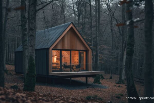 Black Cabin in the Woods
